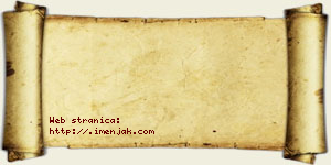 Jakov Rosić vizit kartica